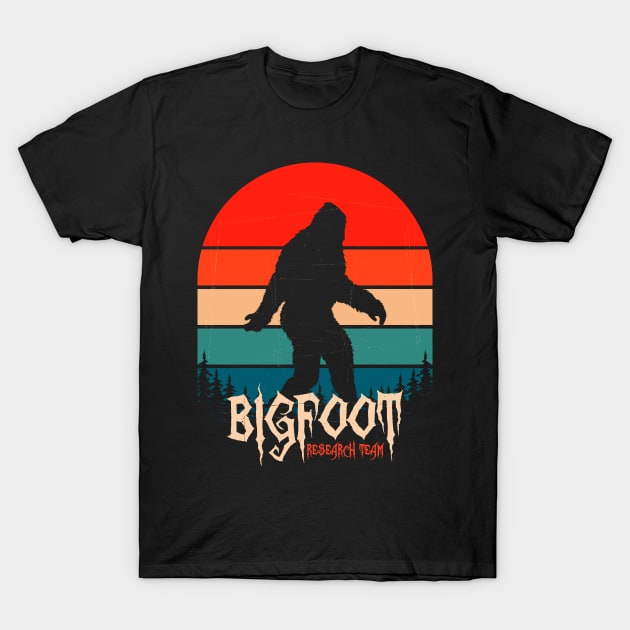 Bigfoot research team T-Shirt by Tesszero